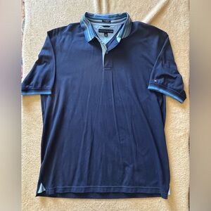 Tommy Hilfiger Men's Dark Blue Polo Shirt